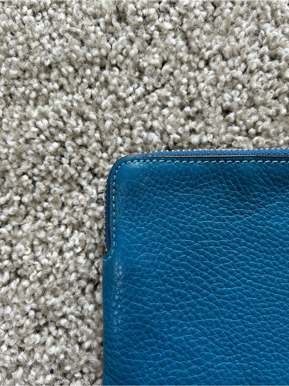 coach blue wristlet - Picture 7 of 7